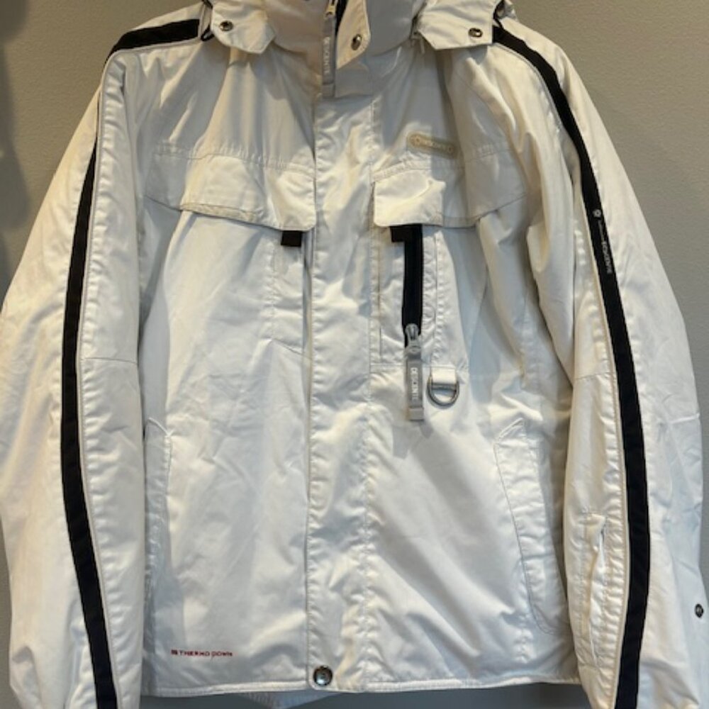Descente Ski Jacket Women Size 11 - Medium  Hooded, All Features